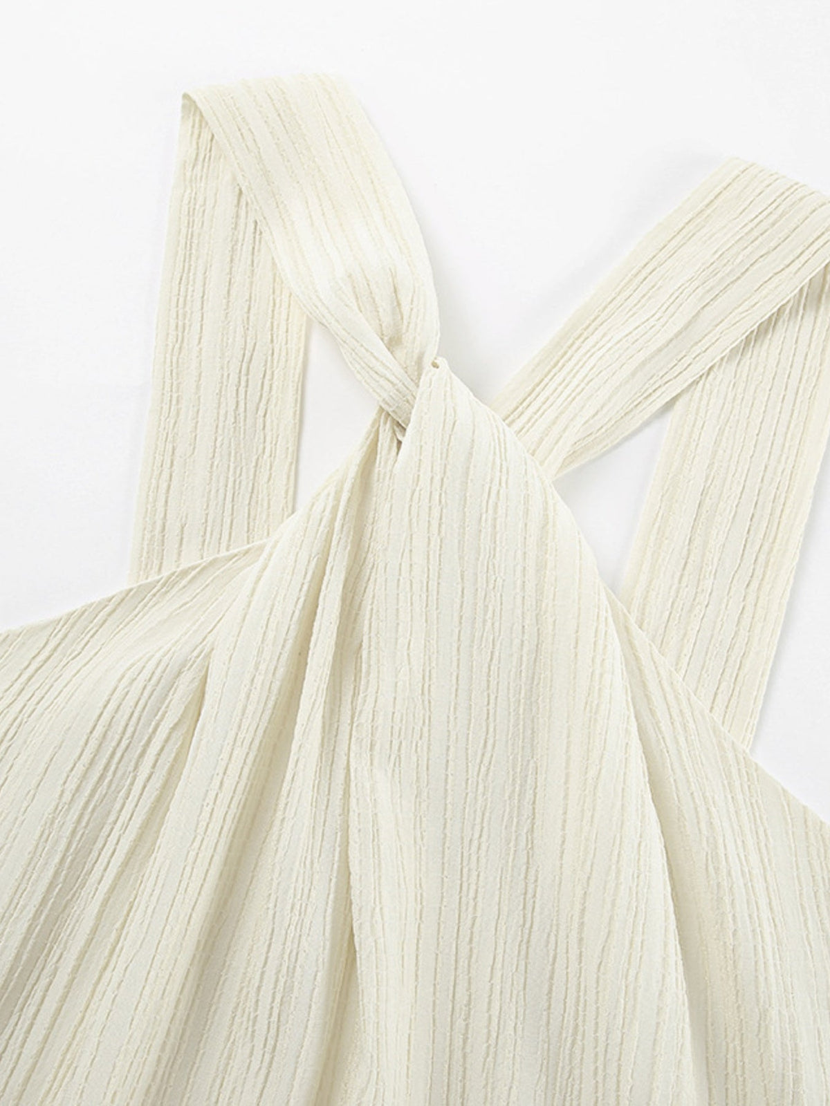 Halter Neck Flowy Maxi Dress