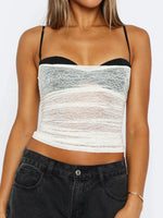 Lace Sweetheart Neck Cami
