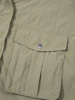 Zip Up Cropped Hooded Utility Jacket