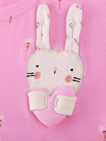 Children's Bunny Applique Casual Dress