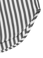 Striped Oversized Button-Up Shirt