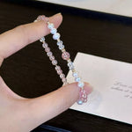 Pearl & Crystal Beaded Bracelet