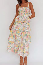 Floral Layered Maxi Dress