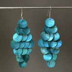 Stainless Steel Shell Dangle Earrings