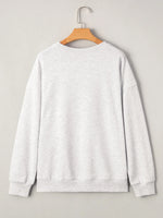 Washed GAME DAY Graphic Baggy Sweatshirt