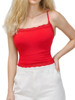Lace Trim Cami Top