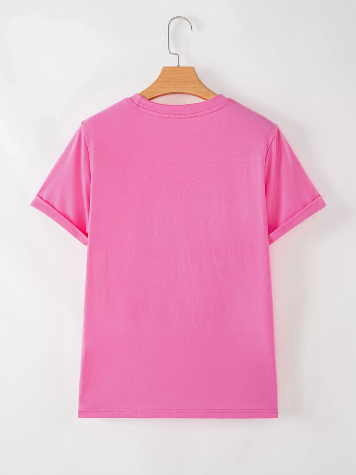 Sequined Candy Swirl Christmas Short Sleeve T Shirt