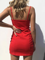 Full Size Zip-Front Bodycon Mini Dress Plus Size