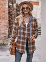 Oversized Plaid Button Up Shacket