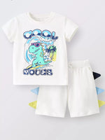 Children's Dinosaur Tee and Shorts Set