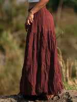 Tiered Maxi Skirt