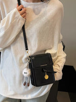 Leather Flap Crossbody Bag
