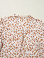 Floral Button Down Long Sleeve Shirt
