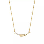 925 Sterling Silver Rhinestone Necklace