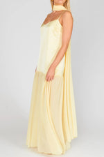 Adjustable Strap Maxi Cami Dress with Scarf