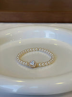 18K Gold-Plated Pearl Bracelet