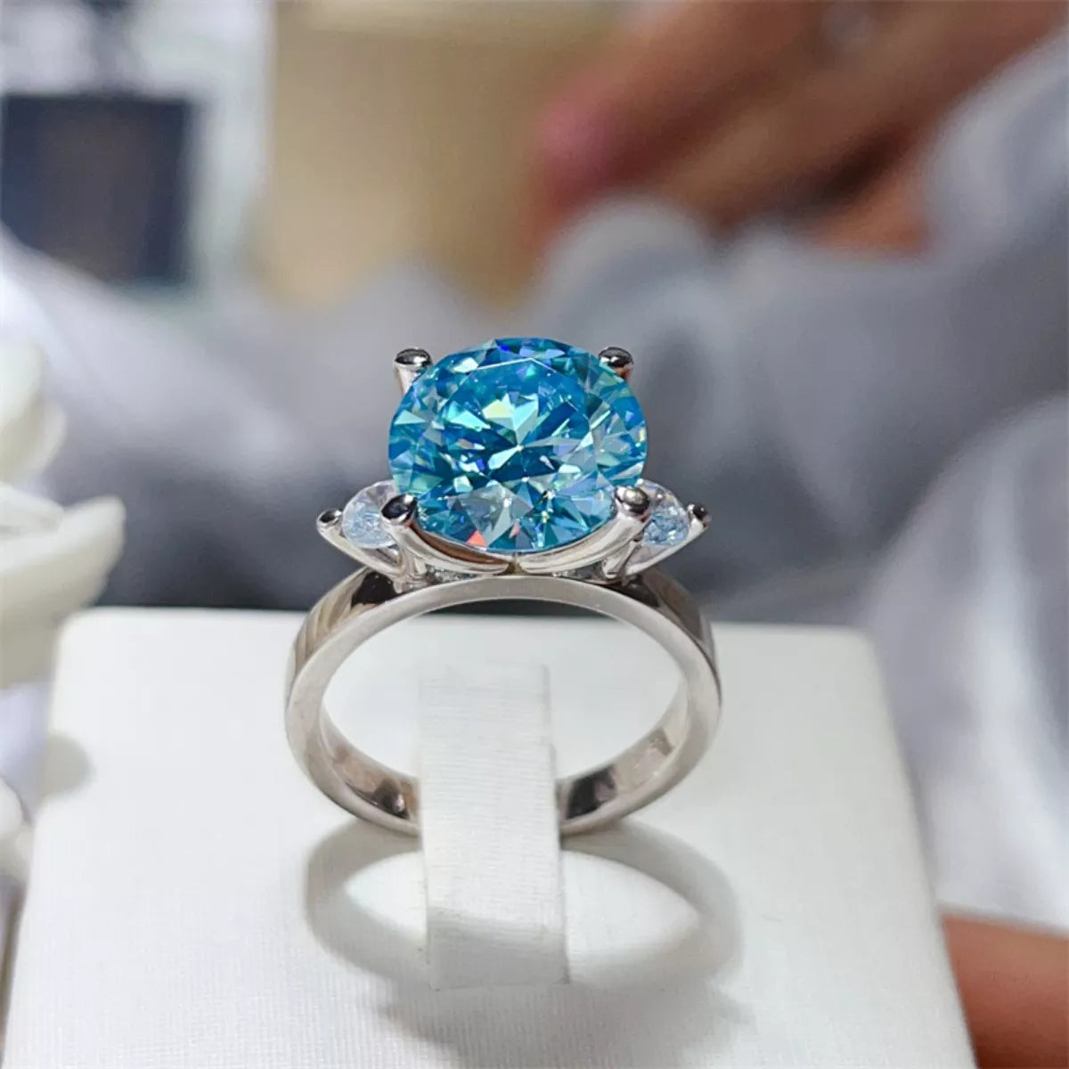 5 Carat Moissanite 925 Sterling Silver Ring