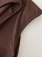 Ruched Mock Neck Tank