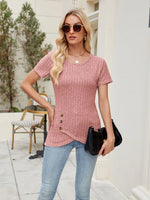 Round Neck Short Sleeve T-Shirt