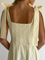 Gradient Tie Shoulder Maxi Dress