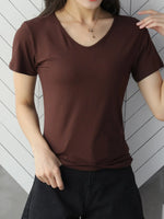 V-Neck Short Sleeve T-Shirt