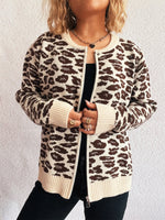 Zip Up Long Sleeve Cardigan