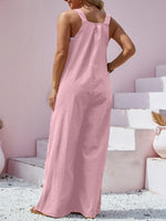 Plus Size Square Neck Wide Leg Overalls