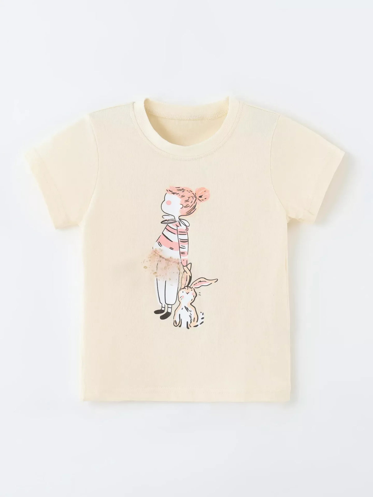 Children's Graphic Round Neck T-Shirt