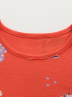 Children's Cartoon Horse Print Casual Dress