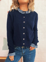 Button Up Long Sleeve Cardigan