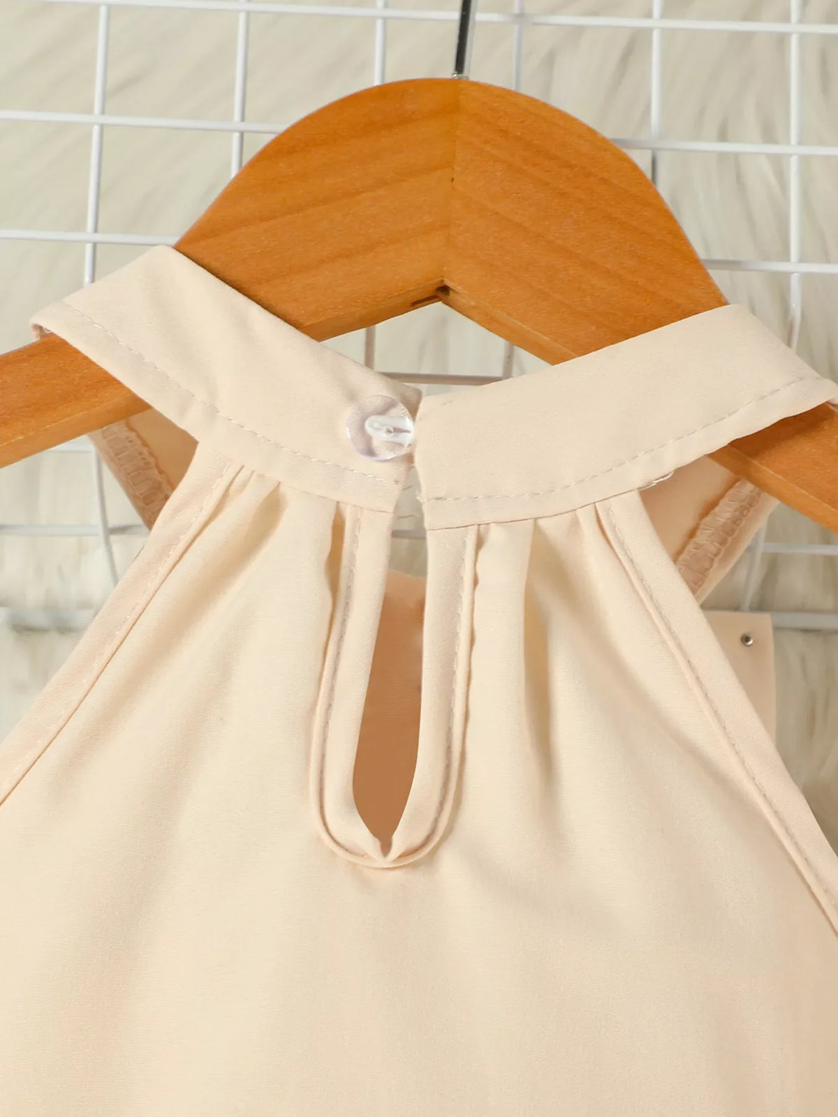 Children's Pearl Bowknot Top and Skirt Set