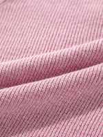 Ribbed Knit Button Front V Neck Cardigan