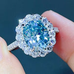 5 Carat Moissanite 925 Sterling Silver Ring