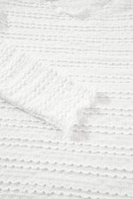 Long Sleeve Jacquard Slim Top