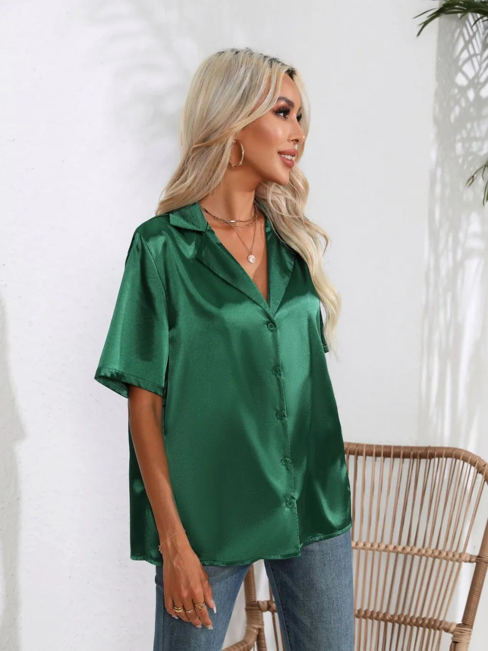 Button Down Short Sleeve Shirt