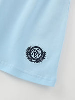 Children's Preppy Style Polo Shirt and Skirt Set