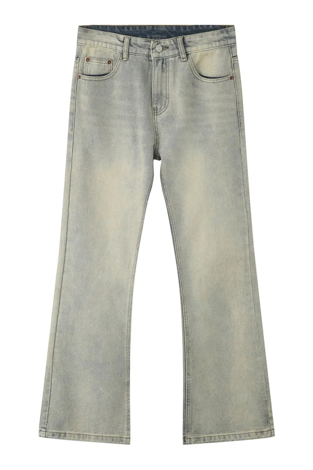 Mid Rise Jeans with Pockets