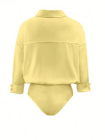 Button-Down Long Sleeve Bodysuit