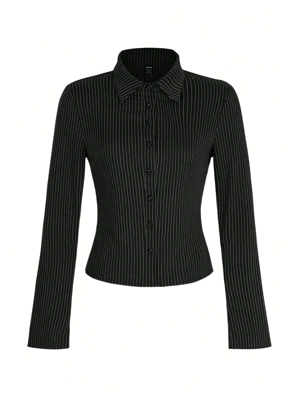 Striped Button Up Long Sleeve Shirt