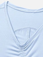 Millennia Drawstring Ruched Wide Strap Active Tank