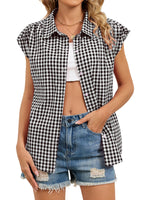 Gingham Button-Down Shirt