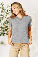 Basic Bae Bamboo Full SizeRound Neck Short Sleeve T-Shirt Plus Size