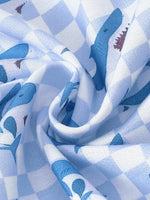 Children‘s Shark Hoodie & Shorts Set