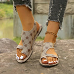 Toe Loop Flats Sandals