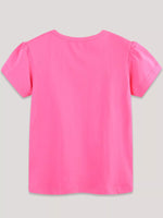 Children's Hummingbird & Floral Print Short Sleeve T-Shirt
