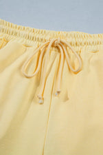 Half Sleeve Top and Drawstring Pants Set