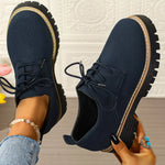 Lace-Up Platform Loafers