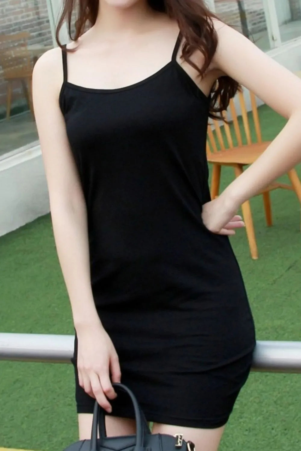 Scoop Neck Mini Cami Dress