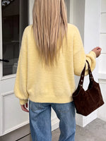 Button Up V-Neck Cardigan