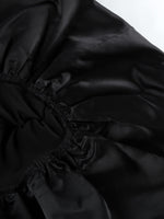 Off-Shoulder Ruffle Hem Mini Dress